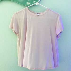 Sheer pink T-shirt